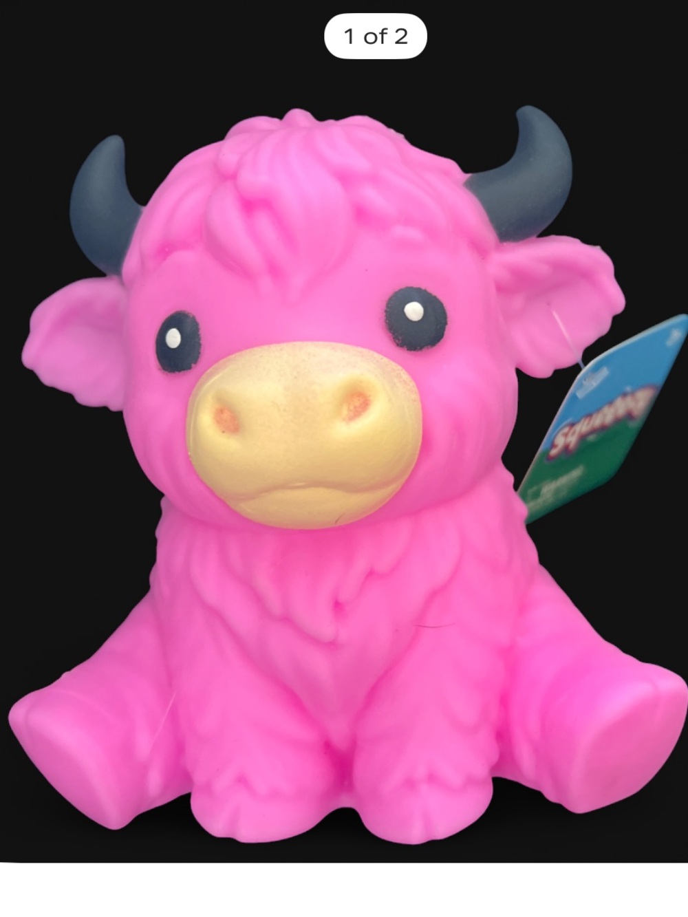 🩷Bubblegum Pink Squishy Highland Cow 🩷🩷🩷🩷